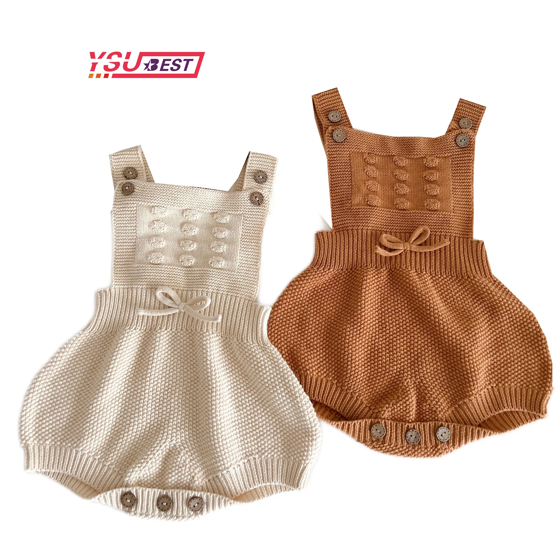 Newborn Knitted Rompers Babies Spring Autumn Solid Color Romper Baby Sleeveless Jumpsuit Bowknot Baby Clothes Sweater Overalls
Newborn Knitted Rompers Babies Spring Autumn Solid Color Romper Baby Sleeveless Jumpsuit Bowknot Baby Clothes Sweater Overalls