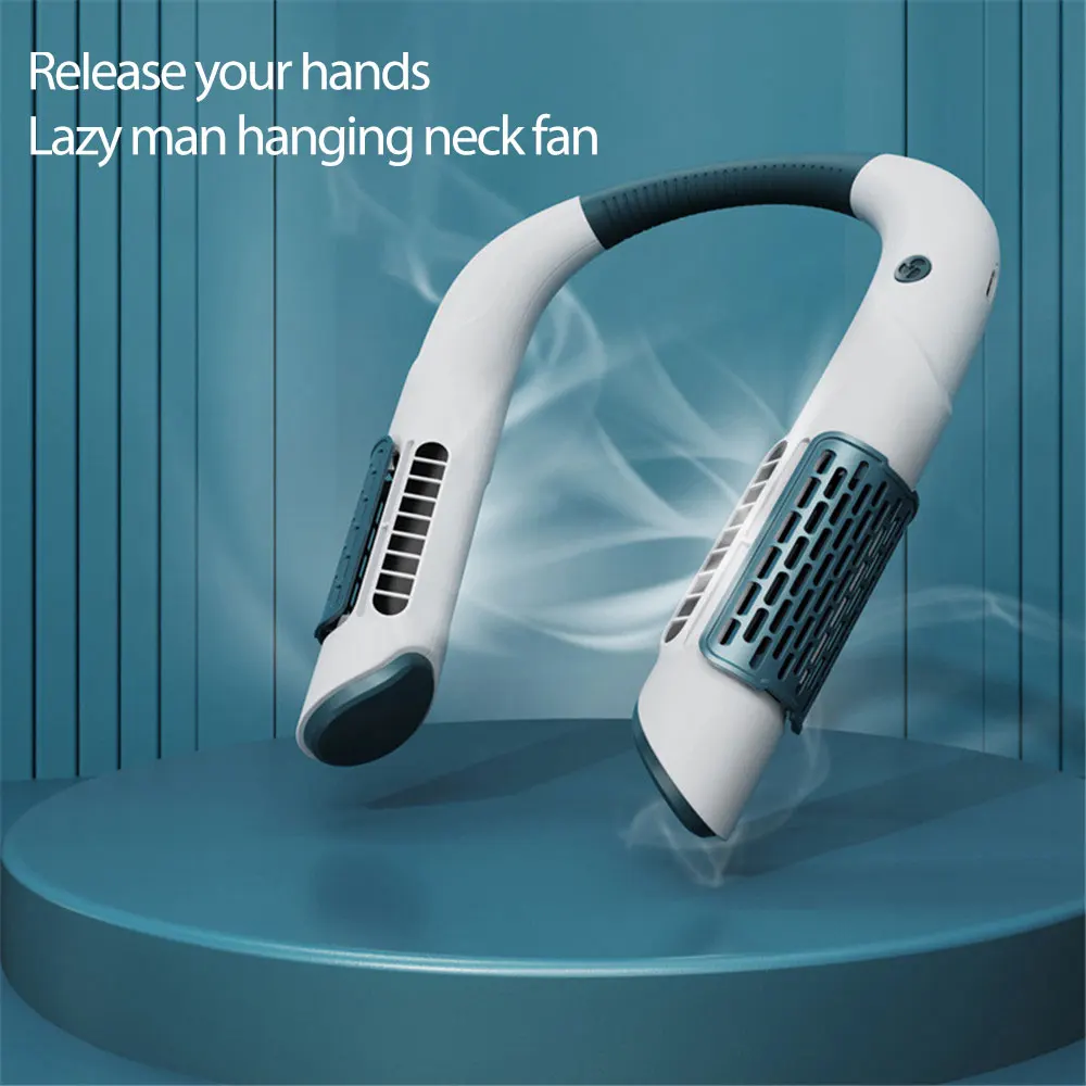 Portable Leafless Hanging Neck Fan 360 Degree Neckband Fan Usb Rechargeable Sports Fan Outdoor Ultra-quiet Air Cooler Cooling
Portable Leafless Hanging Neck Fan 360 Degree Neckband Fan Usb Rechargeable Sports Fan Outdoor Ultra-quiet Air Cooler Cooling