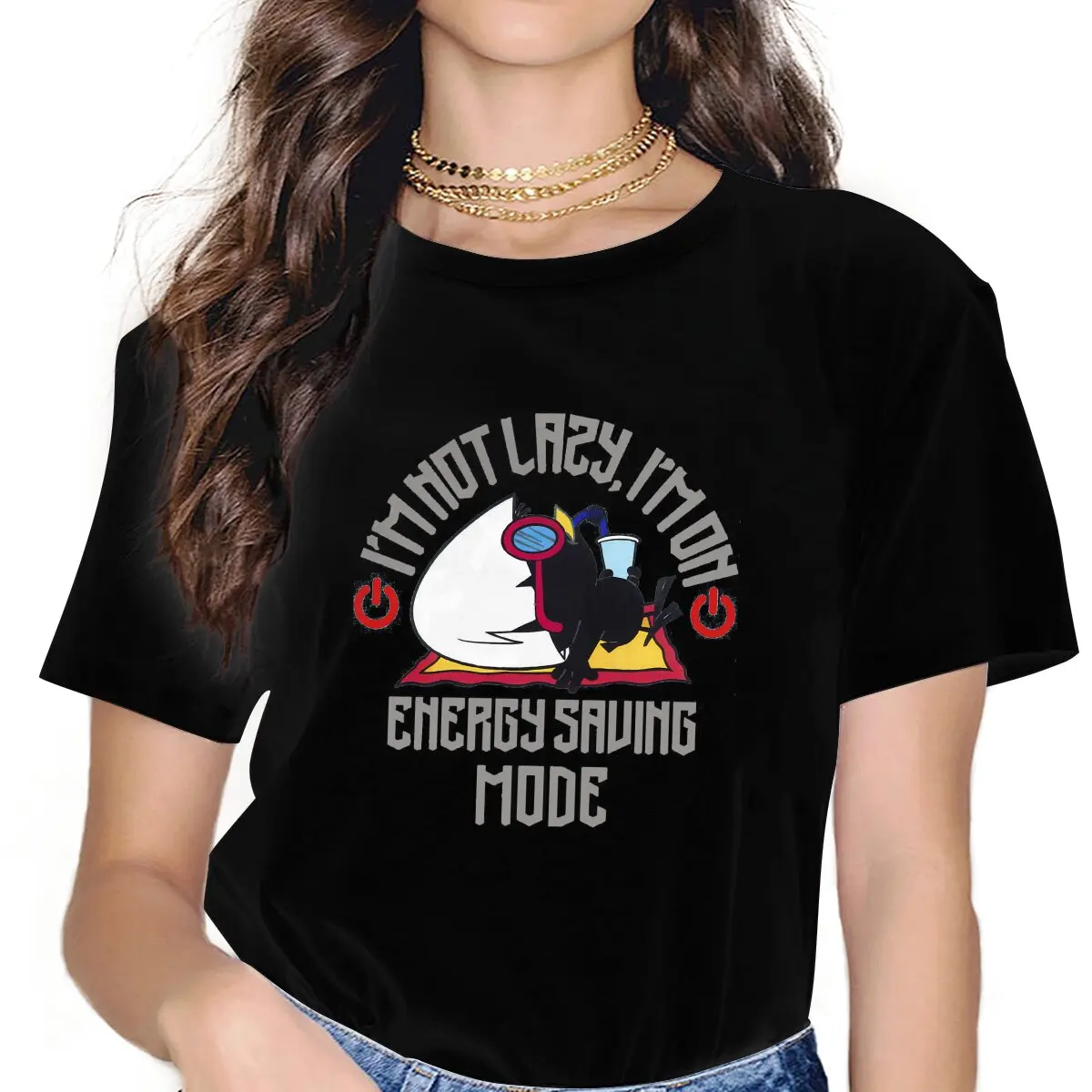 Calimero Anime On Energy Saving Mode Unisex T Shirt Goth Femmes Tees Summer Clothing Harajuku Crewneck TShirt
Calimero Anime On Energy Saving Mode Unisex T Shirt Goth Femmes Tees Summer Clothing Harajuku Crewneck TShirt
