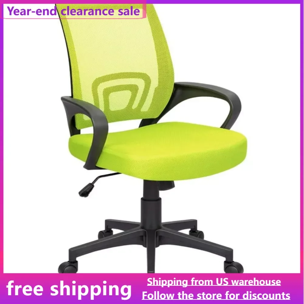 Office Chair Mid-Back Mesh Office Desk Chair Ergonomic Height Adjustable Computer Chair With Lumbar Support and Armrest Gaming
Office Chair Mid-Back Mesh Office Desk Chair Ergonomic Height Adjustable Computer Chair With Lumbar Support and Armrest Gaming