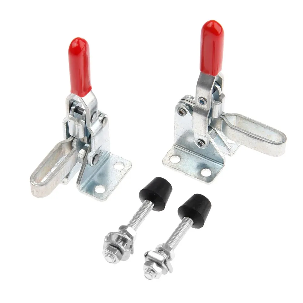 4Pcs Toggle Clamp GH-101A Anti-slip Vertical Toggle Clamps Hand Tool Holding Capacity 110 Lbs 82mm Length Handle Tools
4Pcs Toggle Clamp GH-101A Anti-slip Vertical Toggle Clamps Hand Tool Holding Capacity 110 Lbs 82mm Length Handle Tools
