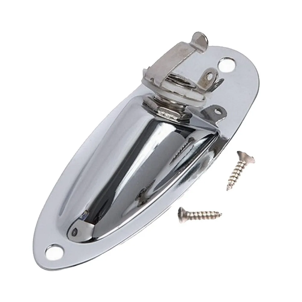 - Chrome Black Or Gold High Performance Jack Plate Socket for Fender Strat Style Guitars with Replacement Screws
- Chrome Black Or Gold High Performance Jack Plate Socket for Fender Strat Style Guitars with Replacement Screws