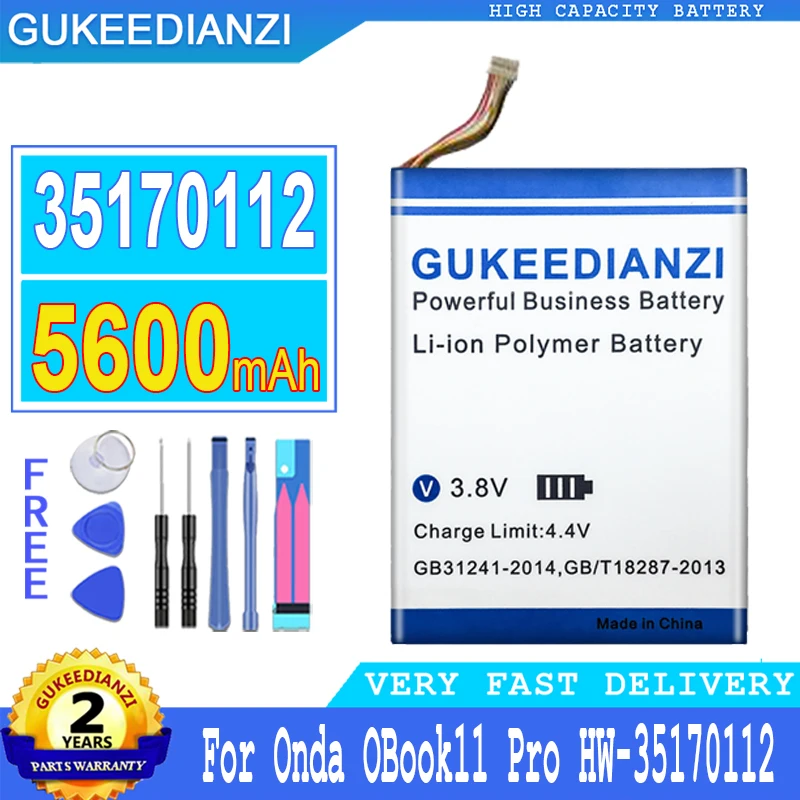

35170112 (OBook11 Pro) 5600mAh High Capacity Battery For Onda OBook11 Pro OBook 11 Pro HW-35170112 Laptop High Quality Battery