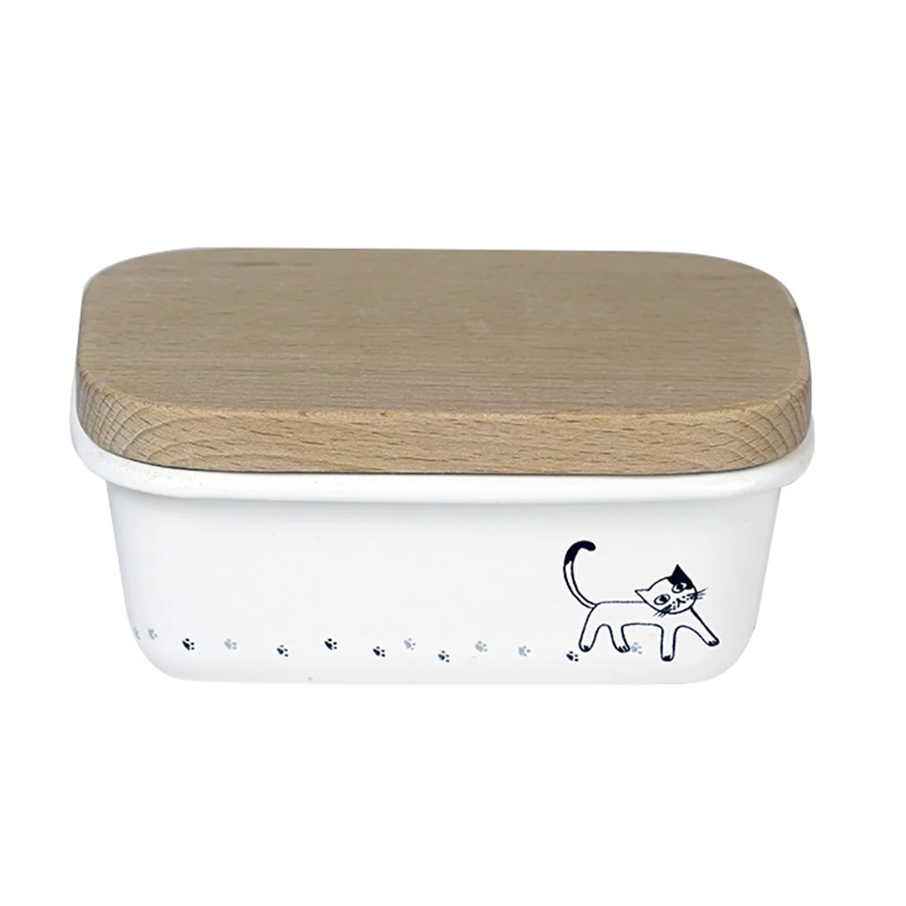 Butter Enamel Box Storage Container Holder Storage Rack Cutlery Tray Practical Cheese
Butter Enamel Box Storage Container Holder Storage Rack Cutlery Tray Practical Cheese