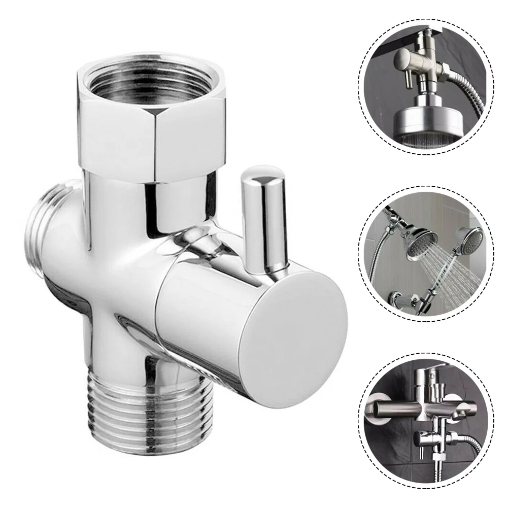 G1/2in 3 Way Brass Diverter Valve T-adapter Converter Chrome For Shower Head Three-way Water Distribution Valve Chromium
G1/2in 3 Way Brass Diverter Valve T-adapter Converter Chrome For Shower Head Three-way Water Distribution Valve Chromium