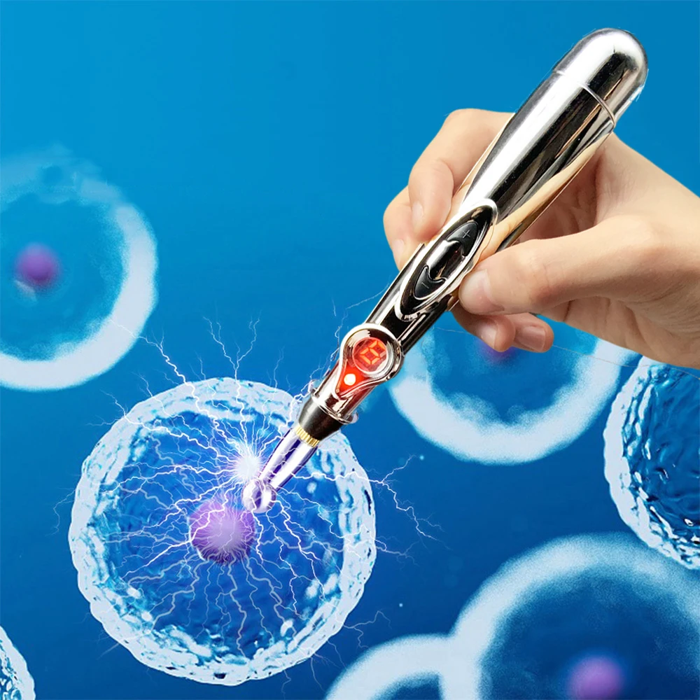 

Acupuncture Pen Electric 5/3 Heads Accupunture Point Massage Body Meridian Energy Pen Relief Pain Tools Health Care Dropshipping