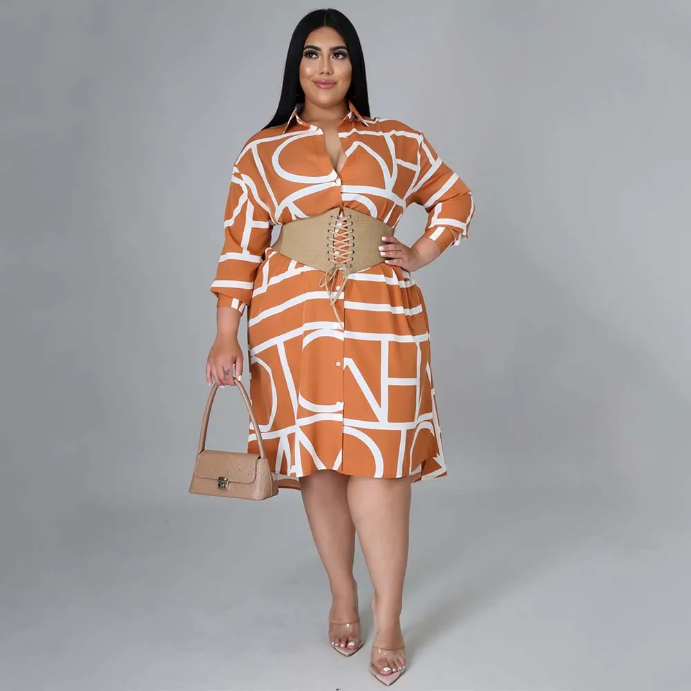 Women's Plus Size Printed Smocked Tunic Shirt Dress Loose Western Style Commute Ladies Summer Fashion Women 2022
Women's Plus Size Printed Smocked Tunic Shirt Dress Loose Western Style Commute Ladies Summer Fashion Women 2022