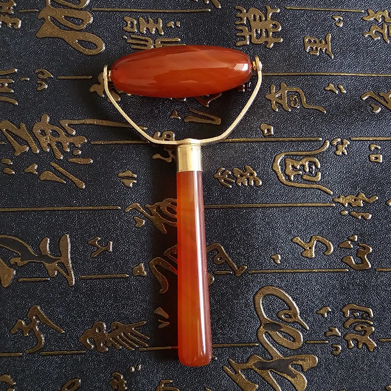 Двухсторонний роликовый массажер оникс, нефритовый массажер для лица, инструмент для соскабливания, инструмент для ухода за кожей, массажер для лица, инструменты для гуаша, массажер
Двухсторонний роликовый массажер оникс, нефритовый массажер для лица, инструмент для соскабливания, инструмент для ухода за кожей, массажер для лица, инструменты для гуаша, массажер