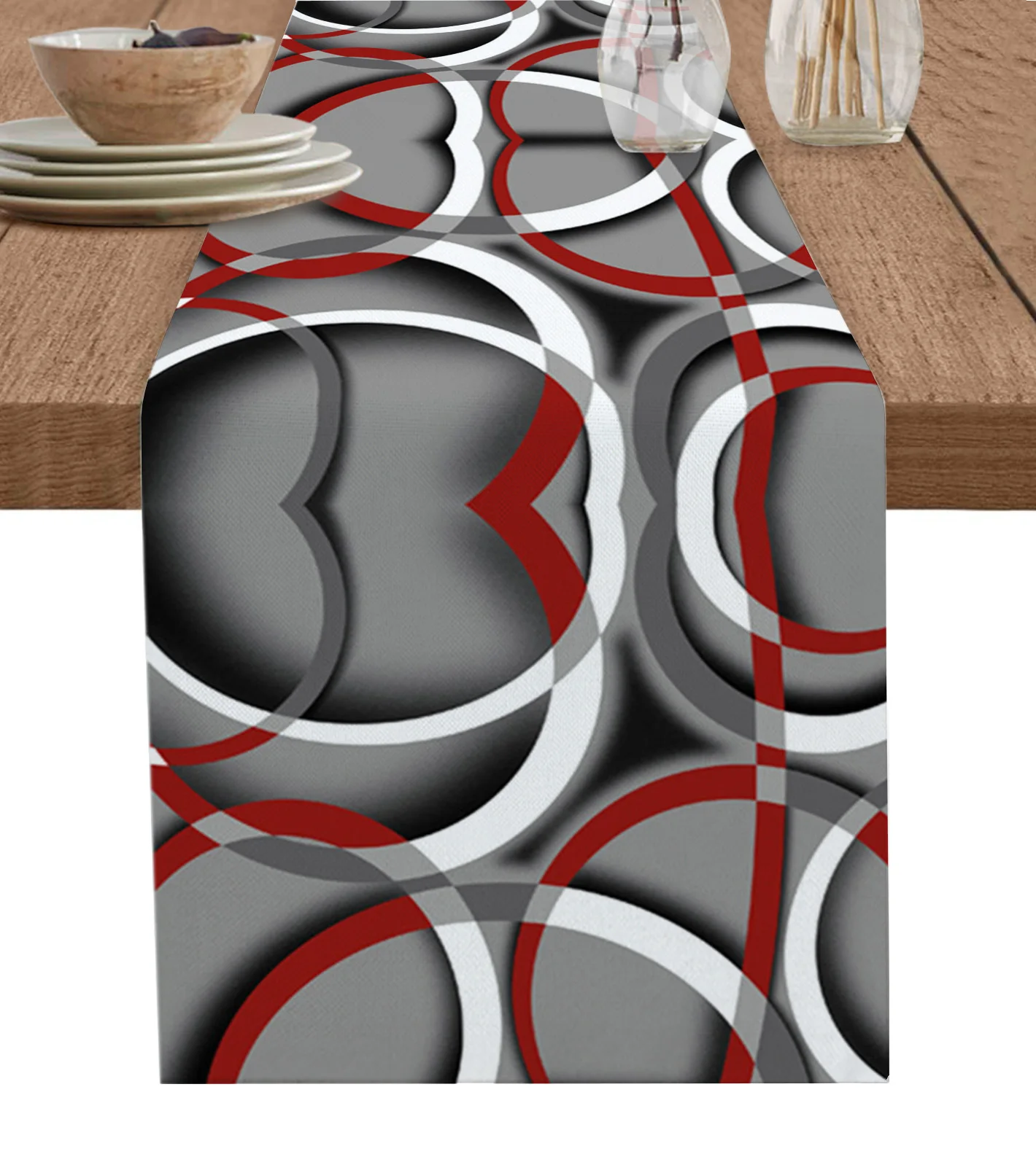 Geometric Abstract Modern Art Red Table Runner Kitchen Dining Table Decor Tablecloth Wedding Holiday Decor Table Runner
Geometric Abstract Modern Art Red Table Runner Kitchen Dining Table Decor Tablecloth Wedding Holiday Decor Table Runner