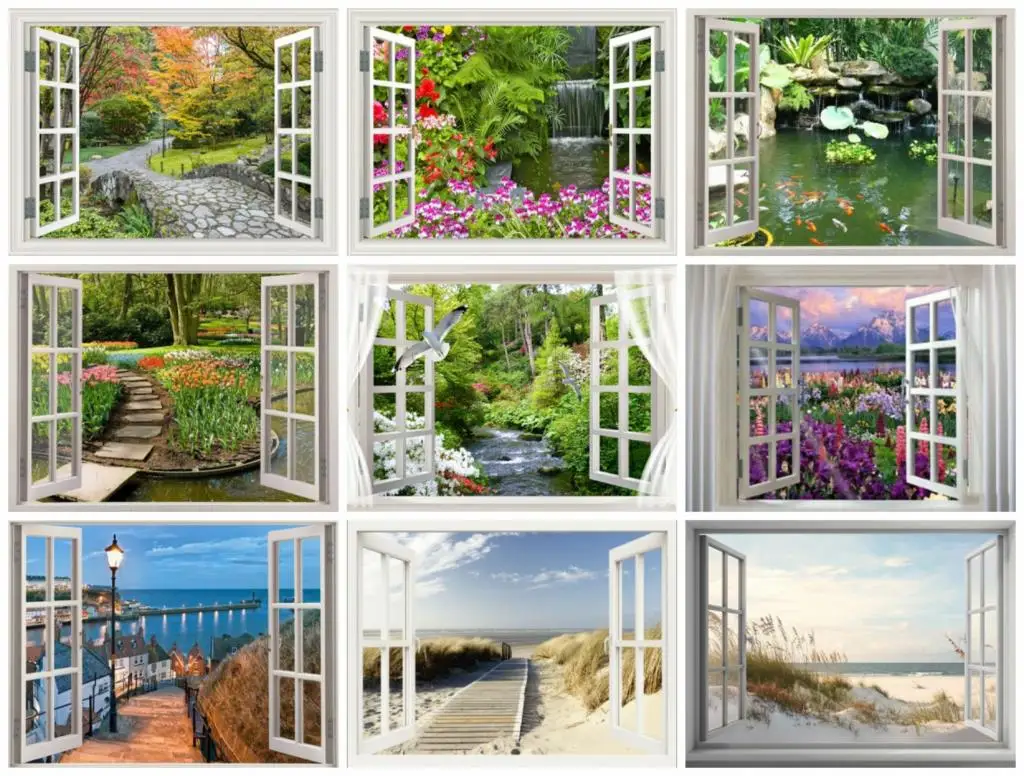 Round Full 5d Diamond Embroidery Landscape Cross Stitch Diamond Painting Full Square Window Bead Picture Kits Home Decoration
Round Full 5d Diamond Embroidery Landscape Cross Stitch Diamond Painting Full Square Window Bead Picture Kits Home Decoration