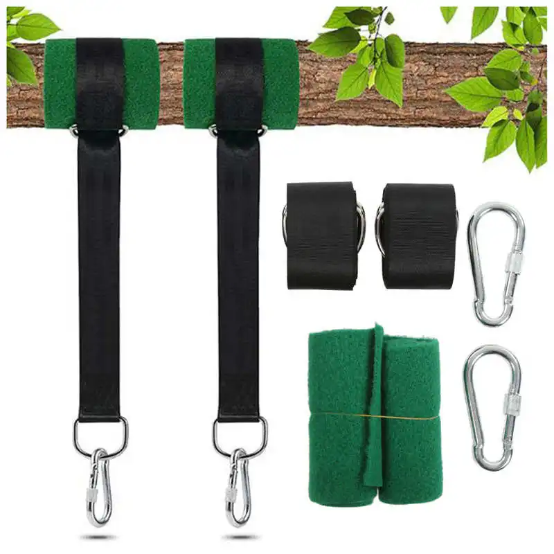 Tree Swing Hanging Kit Outdoor Nylon+Steel Swing Bearing 1000kg Portable Safety Swing Belt Kit Hanging Chair Baby Carrier Swing
Tree Swing Hanging Kit Outdoor Nylon+Steel Swing Bearing 1000kg Portable Safety Swing Belt Kit Hanging Chair Baby Carrier Swing
