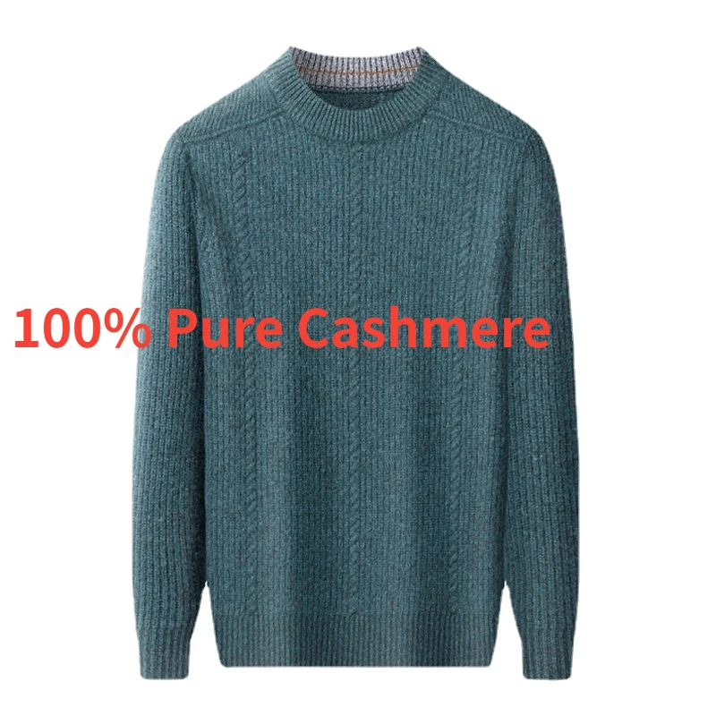 New Arrival Fahsion Large 100% Pure Cashmere Sweater Men's Thickened Winter Men's Round Neck Pullover Plus Size S-4XL 5XL 6XL
New Arrival Fahsion Large 100% Pure Cashmere Sweater Men's Thickened Winter Men's Round Neck Pullover Plus Size S-4XL 5XL 6XL