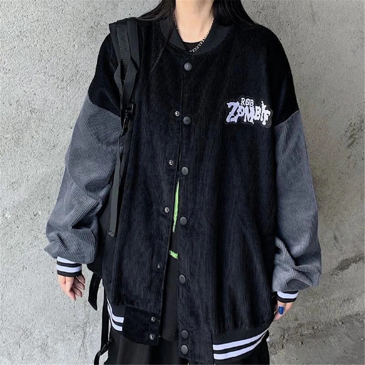 Black Hip Hop Jacket Girls Harajuku Autumn Boyfriend Hoodie Women Patchwork Jacket Oversized Tops Ins Vintage Baseball Hoodie
Black Hip Hop Jacket Girls Harajuku Autumn Boyfriend Hoodie Women Patchwork Jacket Oversized Tops Ins Vintage Baseball Hoodie