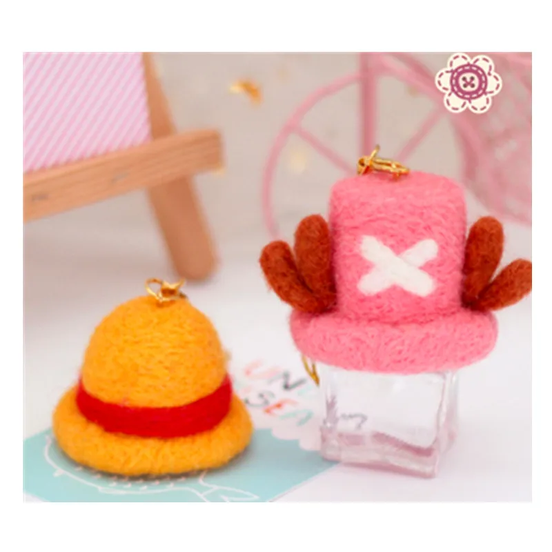 Luffy Tony Tony Chopper key chain wool felt needle felting decoration craft needlecraft DIY handmade
Luffy Tony Tony Chopper key chain wool felt needle felting decoration craft needlecraft DIY handmade