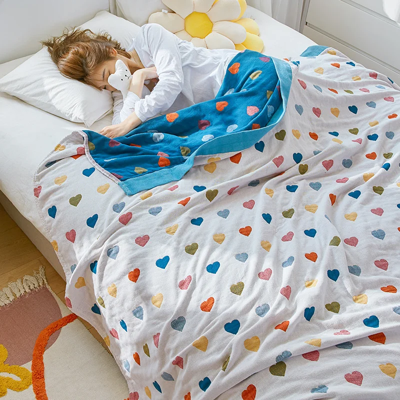 Muslin Throw Blanket Cotton Gauze Warm Soft Throw Plaid for Kids on The/bed/sofa/plane/travel Bedding Winter Bedspread Comforter
Muslin Throw Blanket Cotton Gauze Warm Soft Throw Plaid for Kids on The/bed/sofa/plane/travel Bedding Winter Bedspread Comforter