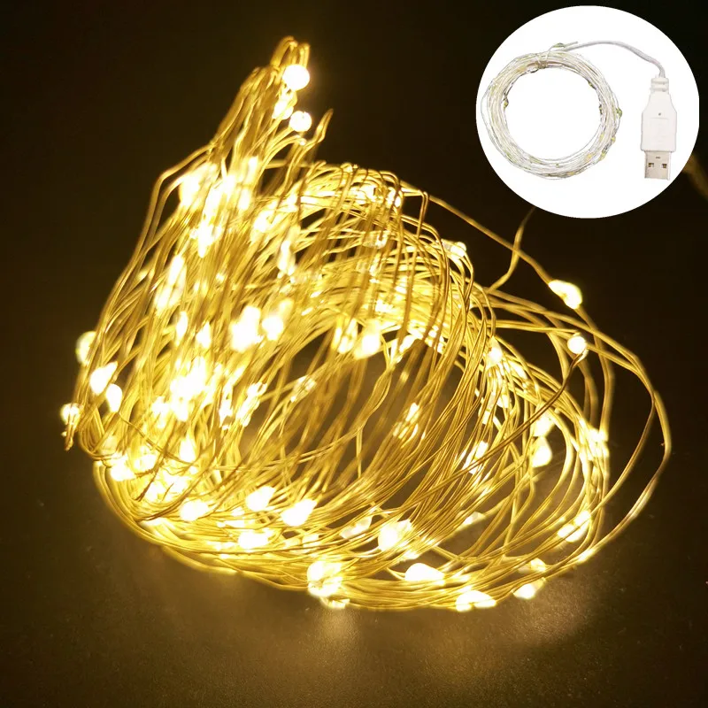 USB Fairy Silver Filigree LED String Lights1M-10M Christmas Decorations for Home Garland Garden Decor Outdoor Waterproof Navidad
USB Fairy Silver Filigree LED String Lights1M-10M Christmas Decorations for Home Garland Garden Decor Outdoor Waterproof Navidad