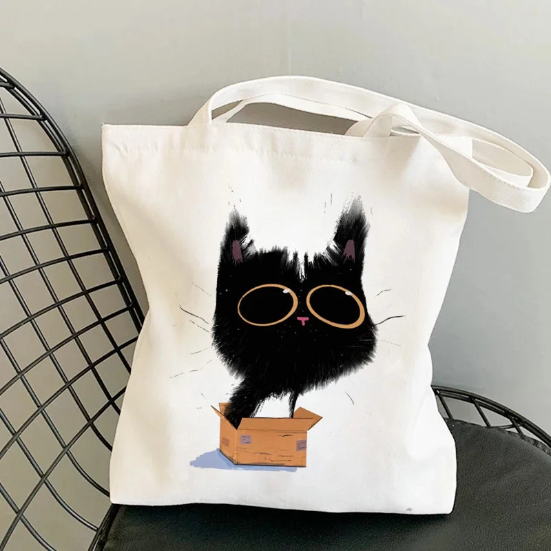 Shoppers Beach Tote Canvas Shoulder Bag Bags Animal Cat Reusable Summer Eco Hand Bag 2021 New Aesthetic Cute Harajuku School Bag
Shoppers Beach Tote Canvas Shoulder Bag Bags Animal Cat Reusable Summer Eco Hand Bag 2021 New Aesthetic Cute Harajuku School Bag