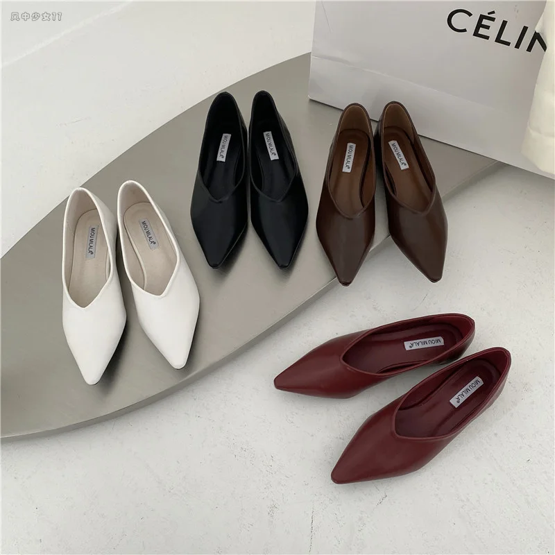 Shoes Woman Comfortable And Elegant All-Match Pointed Toe Autumn Female Footwear Shallow Mouth Modis Fall New Dress 2022 Fashion
Shoes Woman Comfortable And Elegant All-Match Pointed Toe Autumn Female Footwear Shallow Mouth Modis Fall New Dress 2022 Fashion