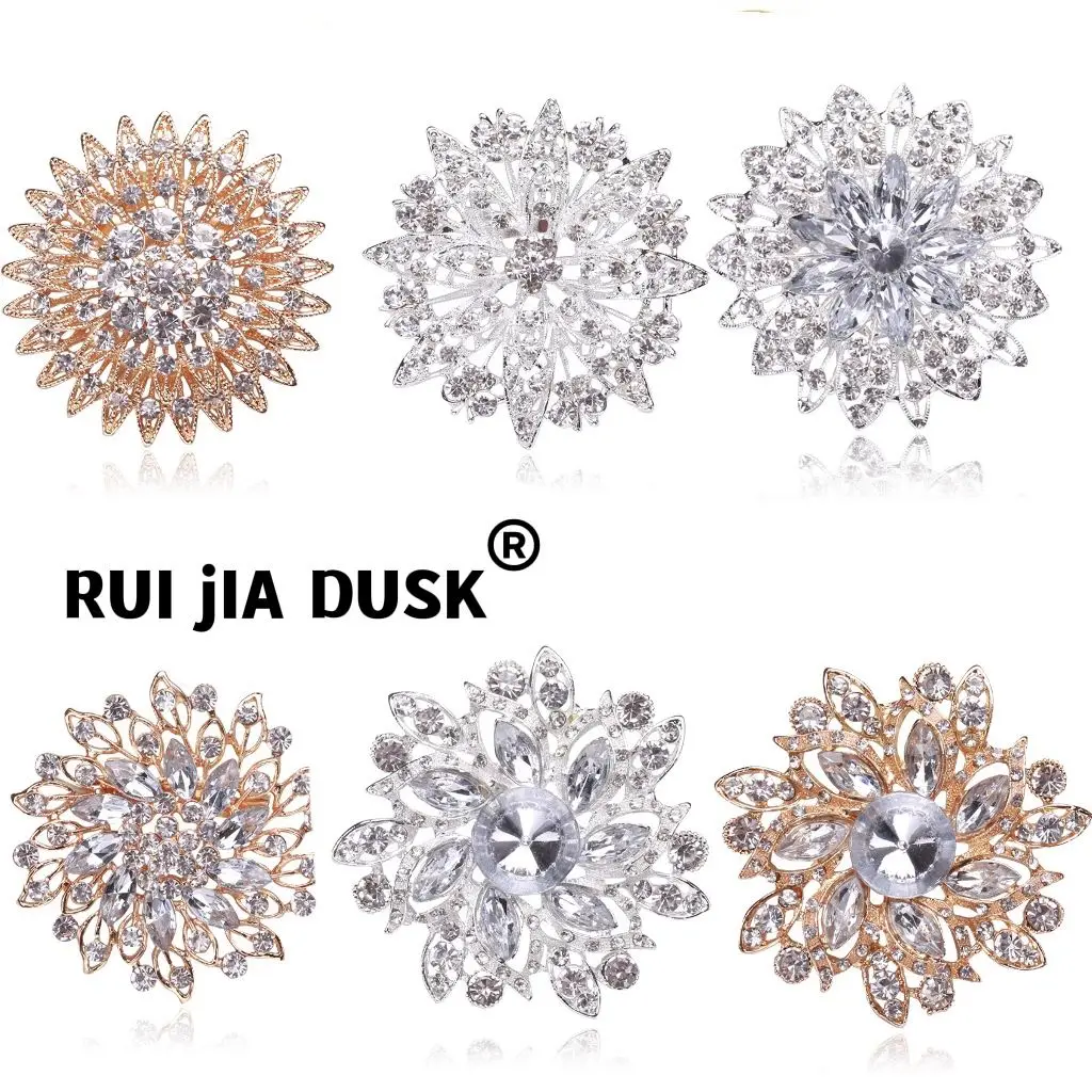 RUI JIA DUSK Fashion High-end Ladies Brooch, Flower Heart Rhinestone Brooch Wedding Bridal Brooch Business Gift
RUI JIA DUSK Fashion High-end Ladies Brooch, Flower Heart Rhinestone Brooch Wedding Bridal Brooch Business Gift