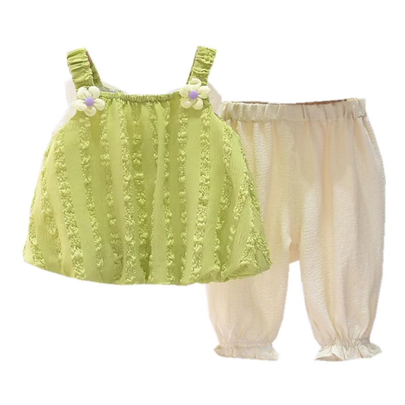 New Summer Baby Clothes Suit Children Girls Fashion Vest Shorts 2Pcs/Sets Toddler Outfits Infant Casual Costume Kids Tracksuits
New Summer Baby Clothes Suit Children Girls Fashion Vest Shorts 2Pcs/Sets Toddler Outfits Infant Casual Costume Kids Tracksuits