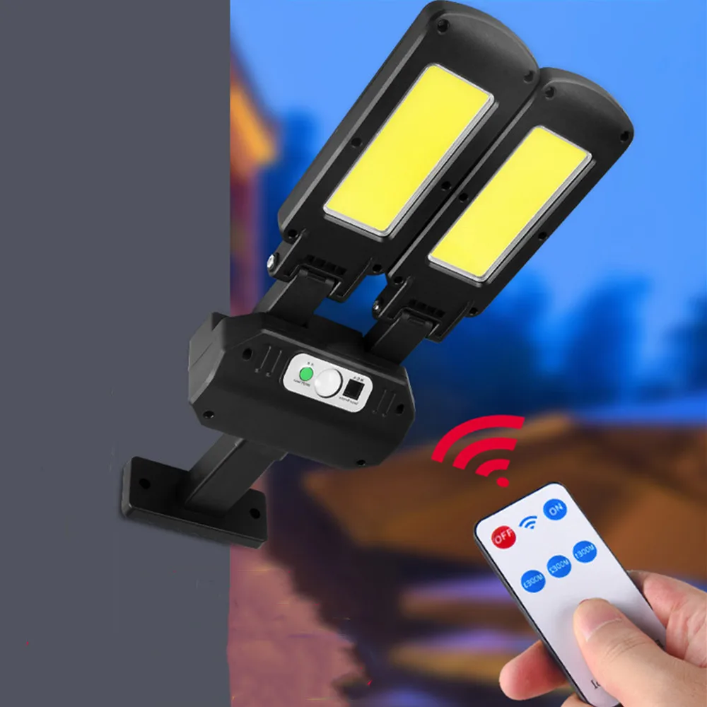 200COB PIR Motion Sensor Solar Lights Double-headed Solar Street Lights 3 Modes Outdoor Waterproof Security Light for Garden
200COB PIR Motion Sensor Solar Lights Double-headed Solar Street Lights 3 Modes Outdoor Waterproof Security Light for Garden