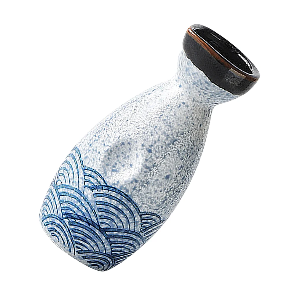 

Sake Bottle Japanese Set Ceramic Pot Tea Cups Pottery Porcelain Traditional Saki Decanter Tokkuri Mug Glazed Cold Cup Supplies