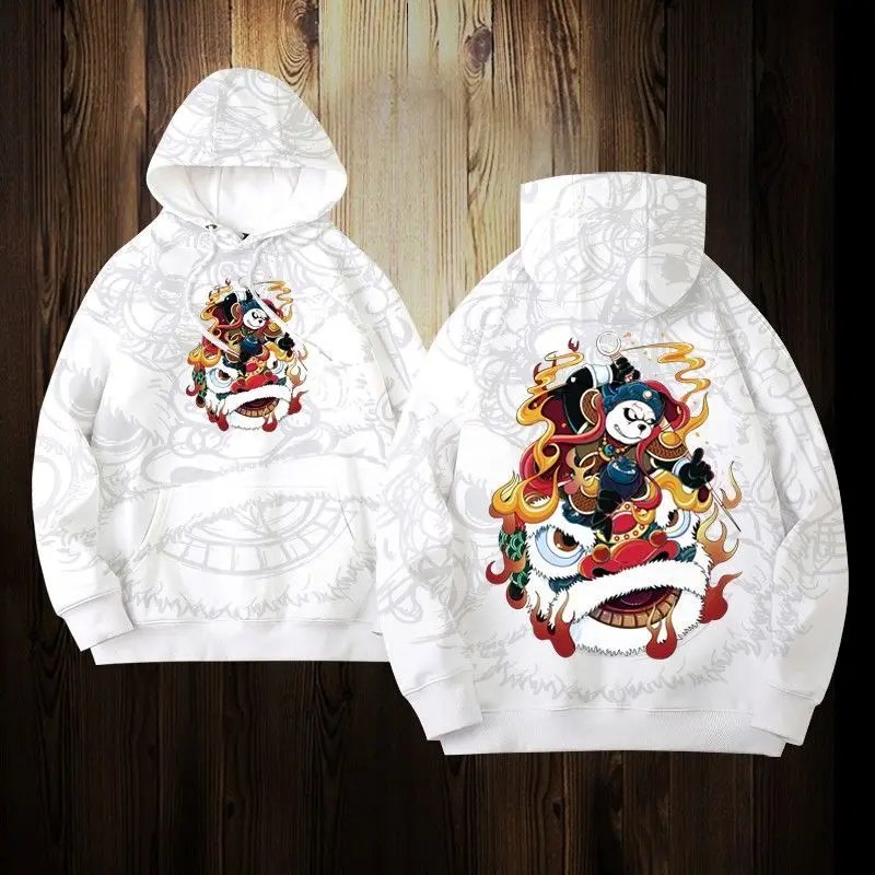Chinese Style LionKung Fu Panda For Men Y2k Men Warm Sweatshirt Hoodie Sweater Men's Women's Spring Autumn Winter Free Shipping
Chinese Style LionKung Fu Panda For Men Y2k Men Warm Sweatshirt Hoodie Sweater Men's Women's Spring Autumn Winter Free Shipping