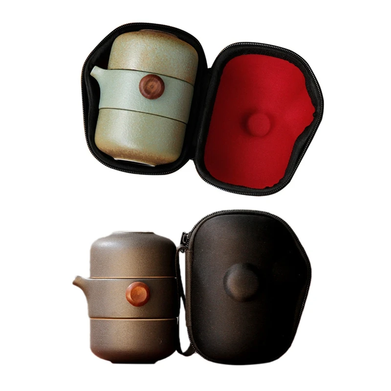 BEST2 Set Japanese-Style Ceramic Teapot Lid Bowl Teacup Handmade Portable Travel Office Tea Set, Green & Black
BEST2 Set Japanese-Style Ceramic Teapot Lid Bowl Teacup Handmade Portable Travel Office Tea Set, Green & Black