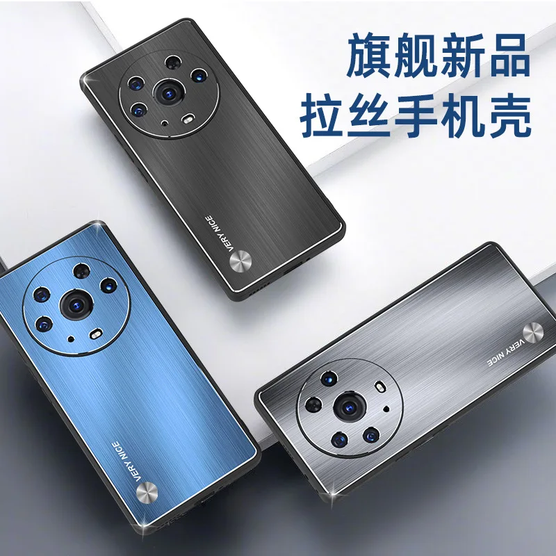 For Honor Magic 4 Pro Case Man Business For Huawei Honor Magic4 Brushed Metal+TPU Shockproof Cover
For Honor Magic 4 Pro Case Man Business For Huawei Honor Magic4 Brushed Metal+TPU Shockproof Cover