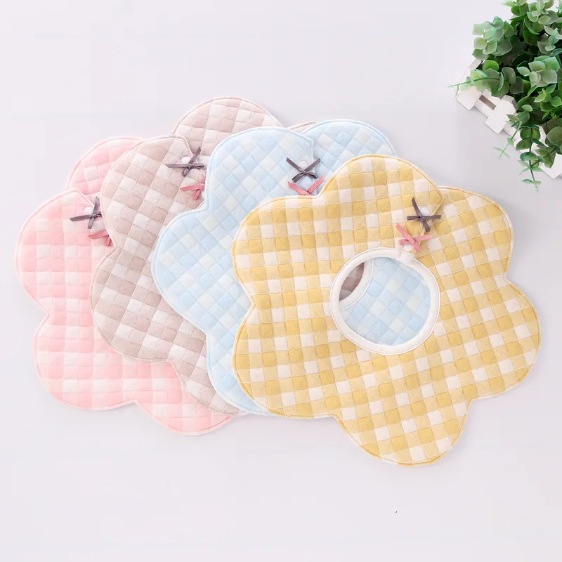 New Three-layer Thickened Circular Bib Baby Accessories Waterproof Dirt Resistant Bib Baby Saliva Towel Cotton Checkered Bib
New Three-layer Thickened Circular Bib Baby Accessories Waterproof Dirt Resistant Bib Baby Saliva Towel Cotton Checkered Bib