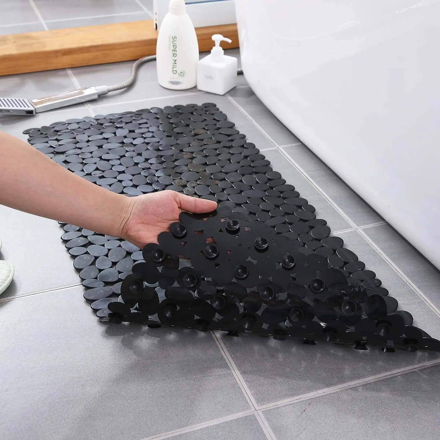 88CM X 40CM Pebbles Bathroom Anti-slip Mat Bathtub Mat Stone Foot Mat Bathing Anti-fall Suction Cup Mat
88CM X 40CM Pebbles Bathroom Anti-slip Mat Bathtub Mat Stone Foot Mat Bathing Anti-fall Suction Cup Mat