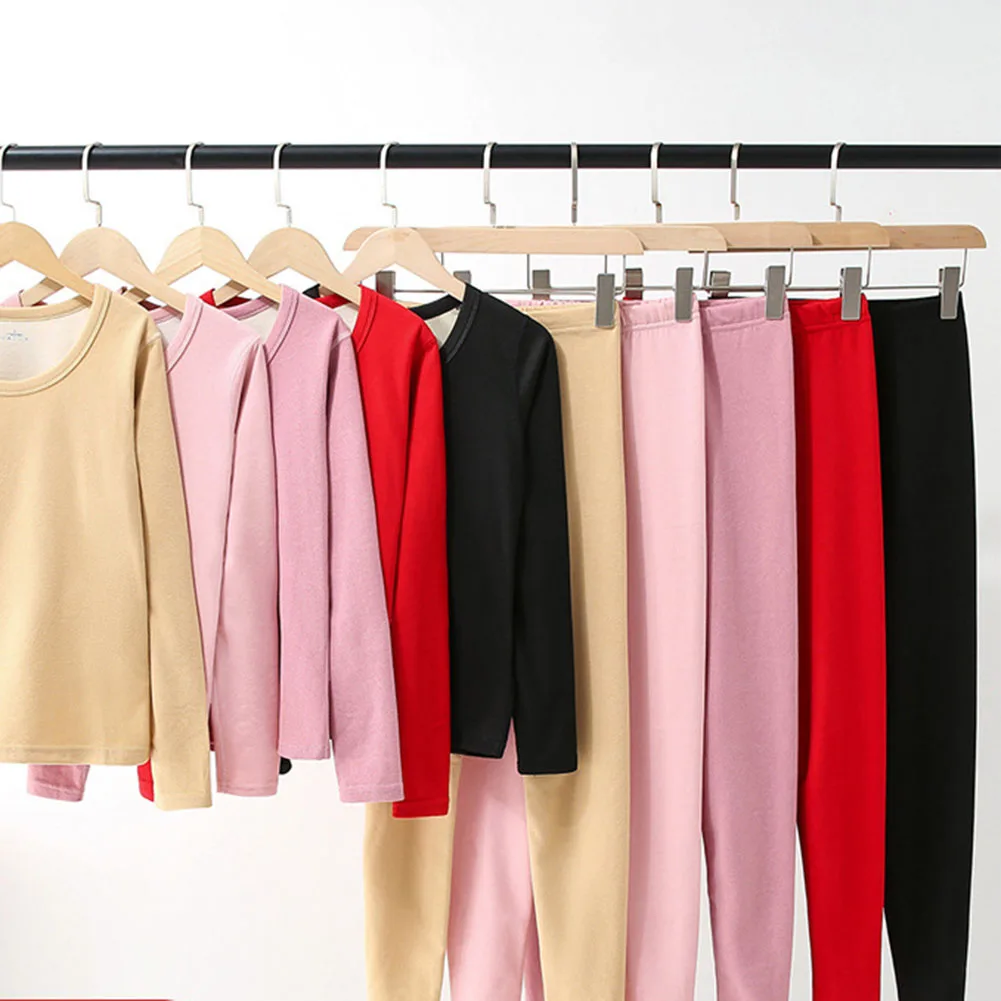 Indoor Outdoor Thermal Underwear Pants Tops Pajamas Plain Round Neck Stretch Ultra Soft Warm Clothes Double-sided
Indoor Outdoor Thermal Underwear Pants Tops Pajamas Plain Round Neck Stretch Ultra Soft Warm Clothes Double-sided