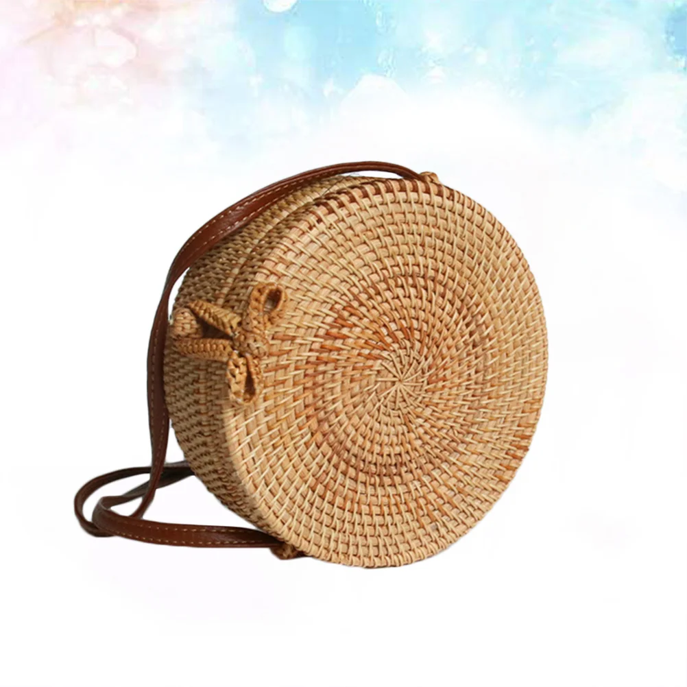 Bag Handwoven Button Girls Ladiesfor Bags Straw Tote Sea Beach Summer Chic Natural Straps Round Buckledesign Pattern Flower
Bag Handwoven Button Girls Ladiesfor Bags Straw Tote Sea Beach Summer Chic Natural Straps Round Buckledesign Pattern Flower
