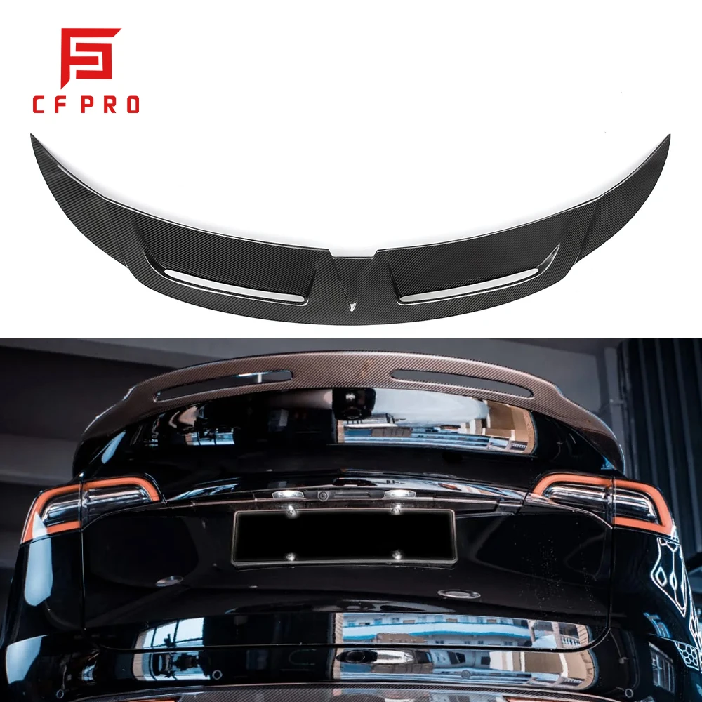Carbon Fiber Car Rear Trunk Spoiler Wing For Tesla Model Y Rear Spoiler Wing Tail Wing Lip Accessories
Carbon Fiber Car Rear Trunk Spoiler Wing For Tesla Model Y Rear Spoiler Wing Tail Wing Lip Accessories