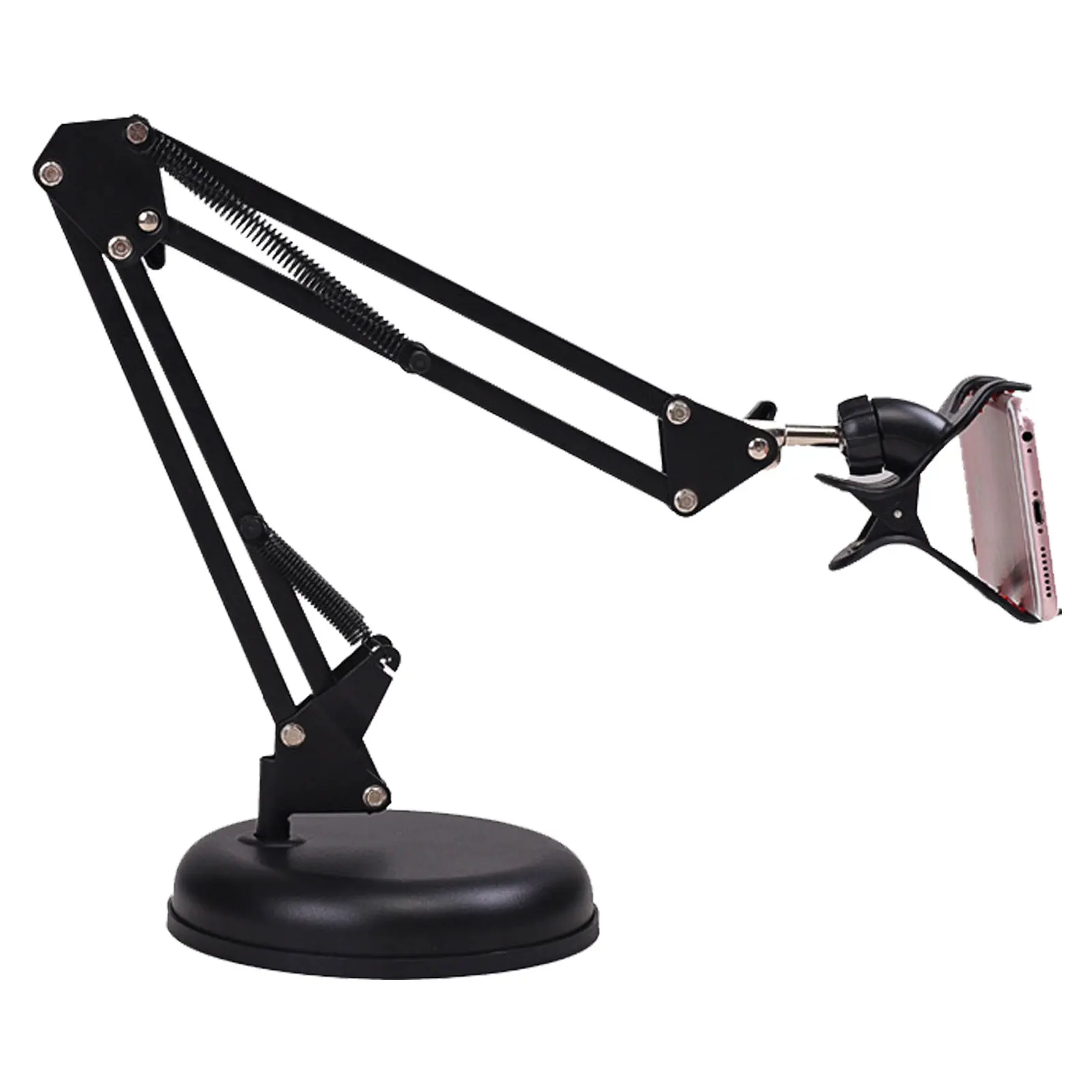Desktop Telescopic Phone Stand Adjustable Height And Angle Phone Holder Flexible 360-degree Rotation Cell Phone Holder For Live
Desktop Telescopic Phone Stand Adjustable Height And Angle Phone Holder Flexible 360-degree Rotation Cell Phone Holder For Live