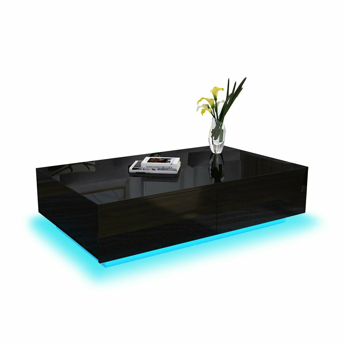 Современный высокий глянцевый кофейный столик RGB с 4 ящиками, органайзер для хранения, Диванный боковой столик, мебель для гостиной
Современный высокий глянцевый кофейный столик RGB с 4 ящиками, органайзер для хранения, Диванный боковой столик, мебель для гостиной