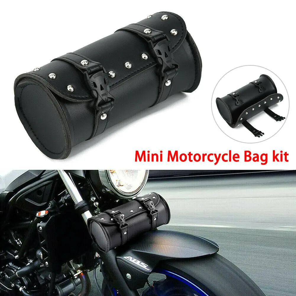 1PCS PU Leather Black Motorcycle Front Fork Saddle Bag Handlebar Luggage Waterproof Tool Bag
1PCS PU Leather Black Motorcycle Front Fork Saddle Bag Handlebar Luggage Waterproof Tool Bag