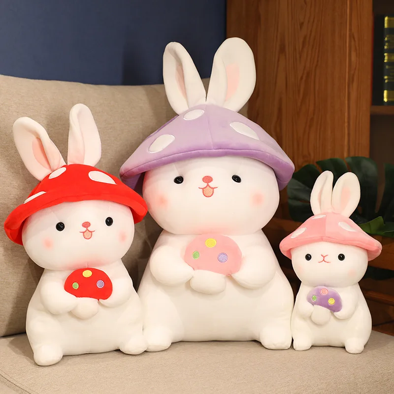 Kawaii Bunny Stuffed Toys Red Long Ear Mushroom Rabbit Vertical Ear Mushroom Rabbit Baby Kids Sleeping Doll Christmas Gift
Kawaii Bunny Stuffed Toys Red Long Ear Mushroom Rabbit Vertical Ear Mushroom Rabbit Baby Kids Sleeping Doll Christmas Gift