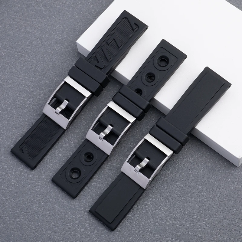22mm Black Quality Soft Waterproof Silicone Rubber Watchband For Breitling Strap For Navitimer Avenger Belt Stainless Pin Buckle
22mm Black Quality Soft Waterproof Silicone Rubber Watchband For Breitling Strap For Navitimer Avenger Belt Stainless Pin Buckle