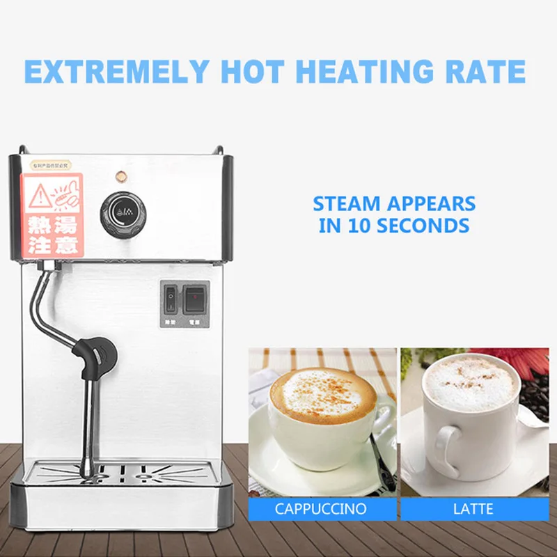 Automatic Steam Milk Foam Machine Electric Milk Frother Machine Tea Machine Commercial Hot Milk Tea Shop Equipment JL-NPJ-X 
Automatic Steam Milk Foam Machine Electric Milk Frother Machine Tea Machine Commercial Hot Milk Tea Shop Equipment JL-NPJ-X