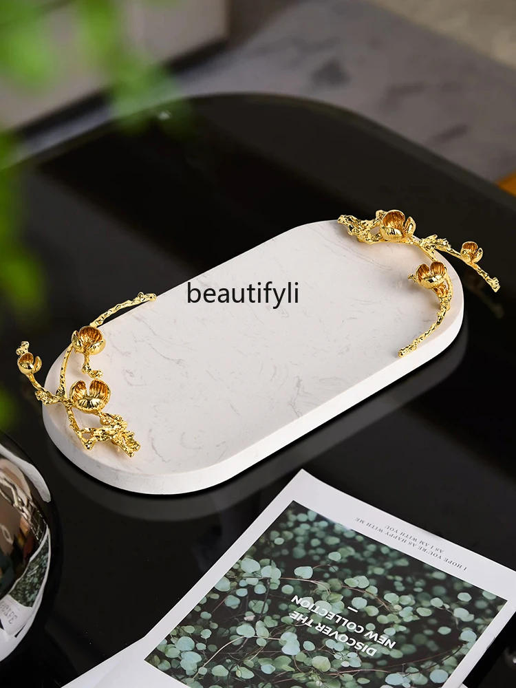zq Nordic Marble Tray Tea Table Fruit Plate Light Luxury American Dim Sum Plate Self-Service Dessert Table Ornaments
zq Nordic Marble Tray Tea Table Fruit Plate Light Luxury American Dim Sum Plate Self-Service Dessert Table Ornaments