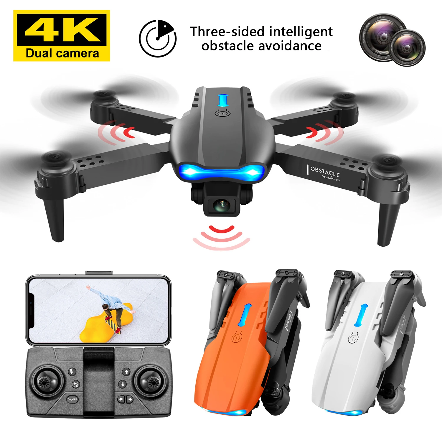 For Xiaomi E99 K3 Pro Drone 4K Profesional HD Dual Camera Smart Obstacle Avoidance Drones Quadcopter Rc Helicopters UAV Electric
For Xiaomi E99 K3 Pro Drone 4K Profesional HD Dual Camera Smart Obstacle Avoidance Drones Quadcopter Rc Helicopters UAV Electric
