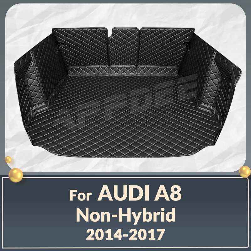 

Auto Full Coverage Trunk Mat For Audi A8 Non-hybrid 2014-2017 16 15 Car Boot Cover Pad Cargo Interior Protector Accessories