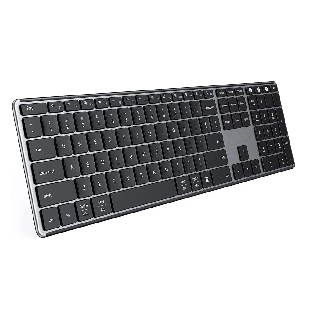 Seenda Multi Device Rechargeable Wireless Bluetooth Keyboard for Windows Mac Win 7/8/10 Laptop MacBook Pro Air iPad
Seenda Multi Device Rechargeable Wireless Bluetooth Keyboard for Windows Mac Win 7/8/10 Laptop MacBook Pro Air iPad