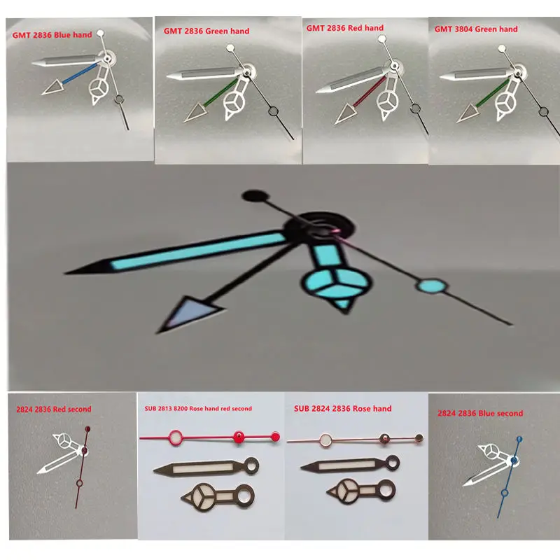 Watch Accessories Ice Blue Luminous Hand Pointer Fit For ROX SUB GMT 2824 2836 8215 3804 Movement
Watch Accessories Ice Blue Luminous Hand Pointer Fit For ROX SUB GMT 2824 2836 8215 3804 Movement
