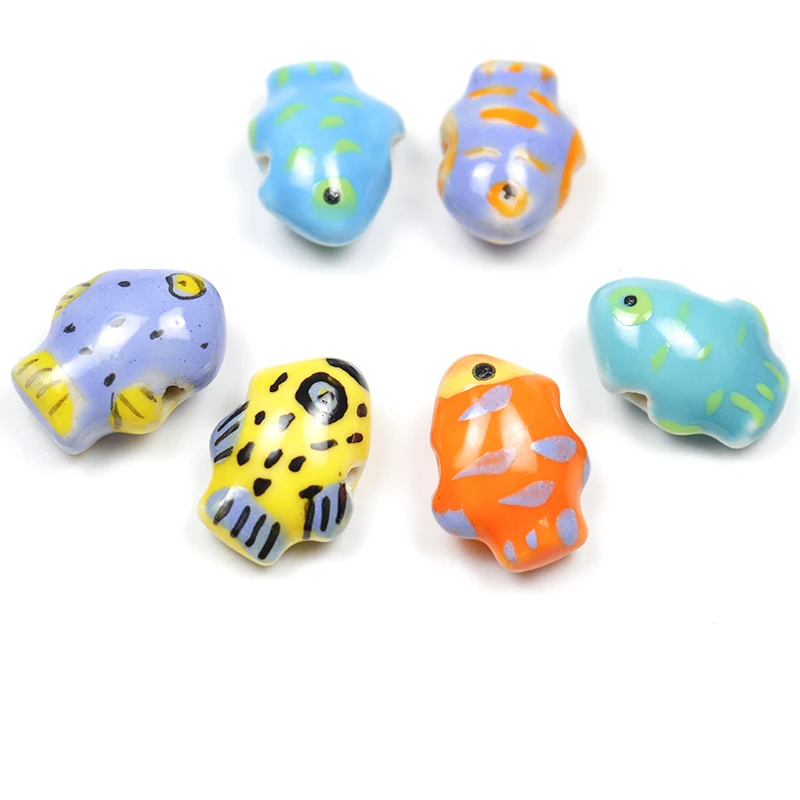 Hand-painted Ceramic Fish Beads For Jewelry Making Necklace Bracelet 18x14mm Fish-shaped Porcelain Bead Jewelry Making Earrings
Hand-painted Ceramic Fish Beads For Jewelry Making Necklace Bracelet 18x14mm Fish-shaped Porcelain Bead Jewelry Making Earrings