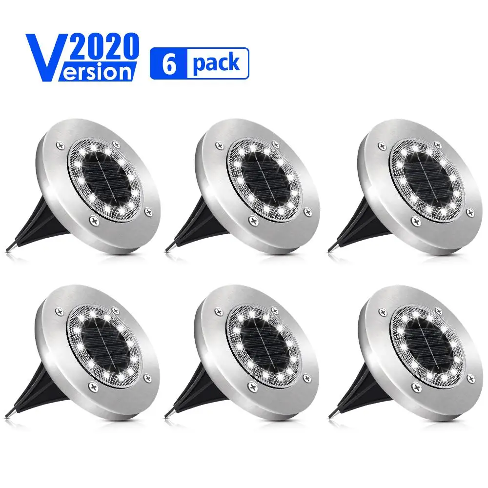 6PCS LED Solar Path Light 12 LED Solar Power Buried Lights Ground Lamp Outdoor Path Way Garden Decking Underground Lamps
6PCS LED Solar Path Light 12 LED Solar Power Buried Lights Ground Lamp Outdoor Path Way Garden Decking Underground Lamps