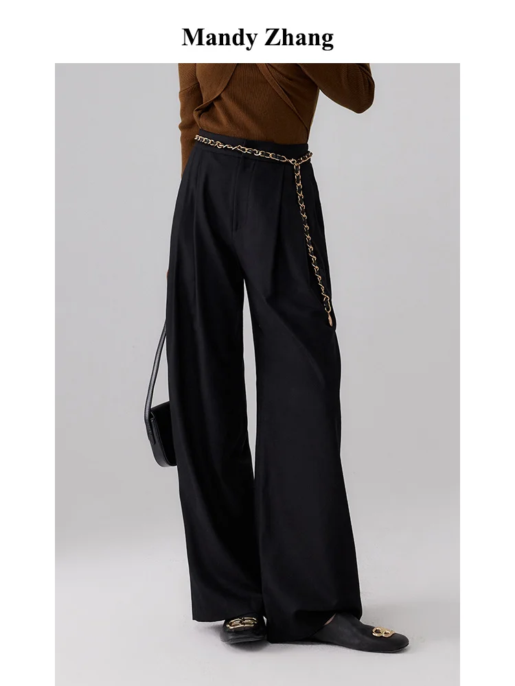 MandyZhang's Simple and Versatile Wide Leg Pants for Women, Slim and Slim, New Spring 2023 Loose Casual Pants
MandyZhang's Simple and Versatile Wide Leg Pants for Women, Slim and Slim, New Spring 2023 Loose Casual Pants