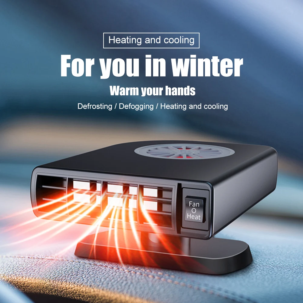 120W Car Heater 12V 24V Portable Heating Cooling Fan Winter Warm 360-Degree Adjustable Defrosting Defogging Car Accessories
120W Car Heater 12V 24V Portable Heating Cooling Fan Winter Warm 360-Degree Adjustable Defrosting Defogging Car Accessories