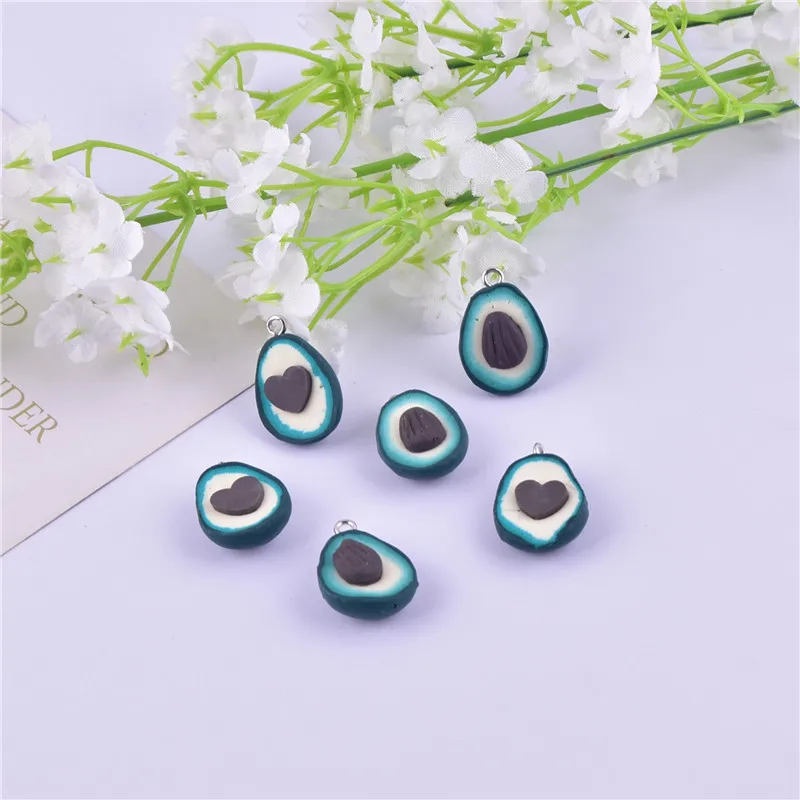 10pcs 15×24mm Avocado Fruit Clay Charms Pendant for DIY Earring Bracelet Jewelry Making Craft DIY For Women Gift 
10pcs 15×24mm Avocado Fruit Clay Charms Pendant for DIY Earring Bracelet Jewelry Making Craft DIY For Women Gift